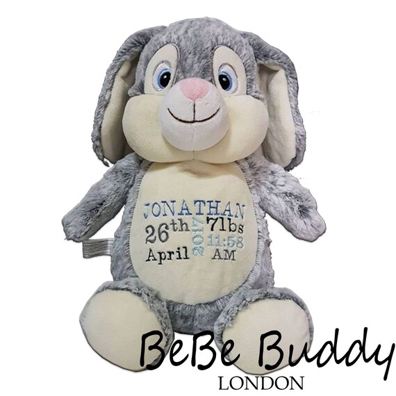 Personalised Cubbies Easter Bunny Rabbit Teddy Birth Etsy UK