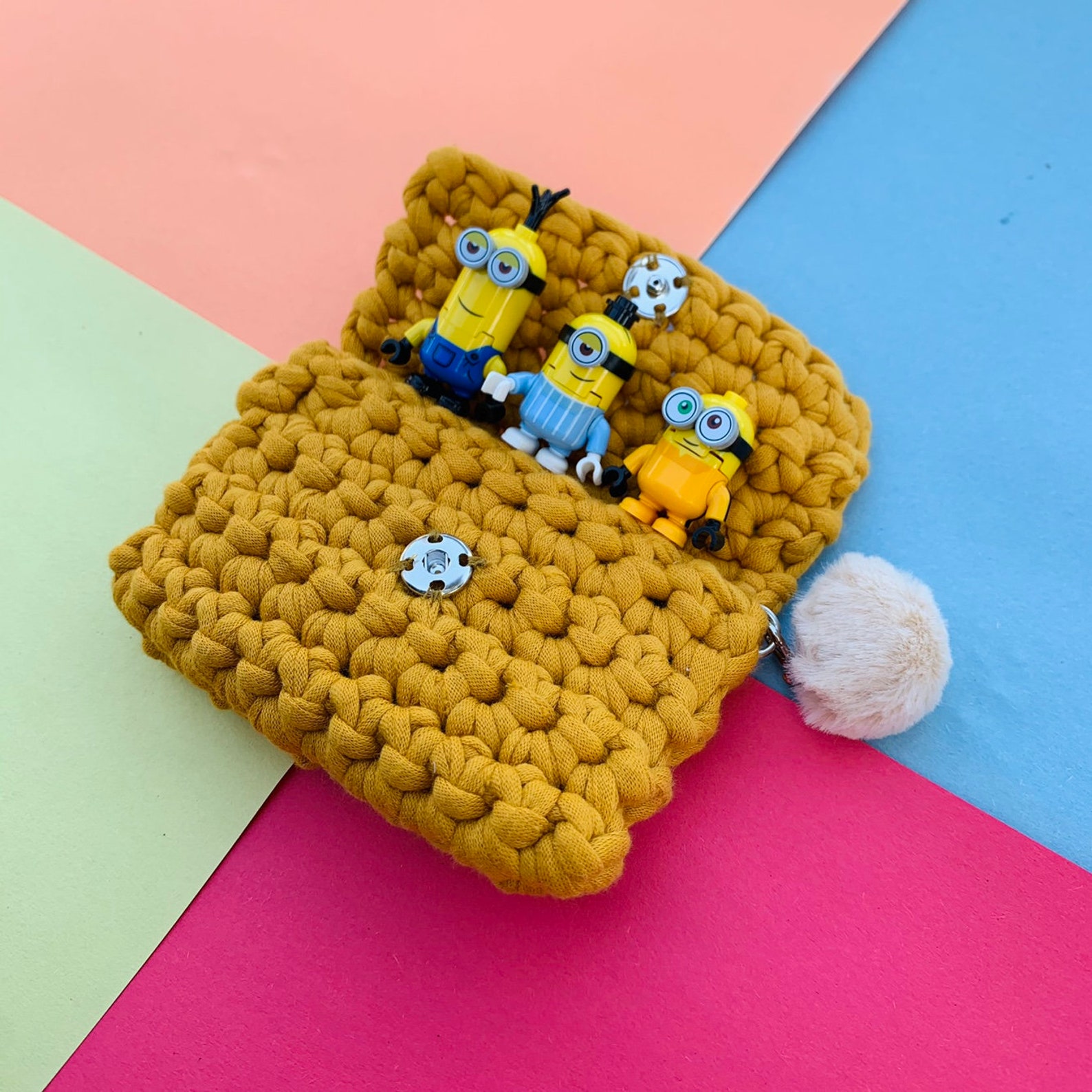 Cute knitted wallet Stylish Knit Case Cute Purse Card Etsy