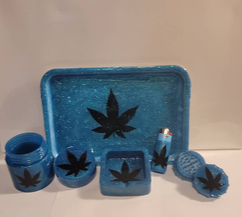 Rolling Tray Set Etsy