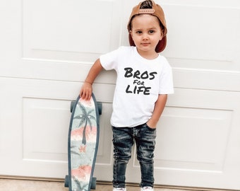 Retro Kids Shirt / Bros For Life Kids Shirt / Retro Onesie Kids T / Kids Skate Tee / Toddler Skate T / Newborn 3 6 12 18 24 2T 3T 4T