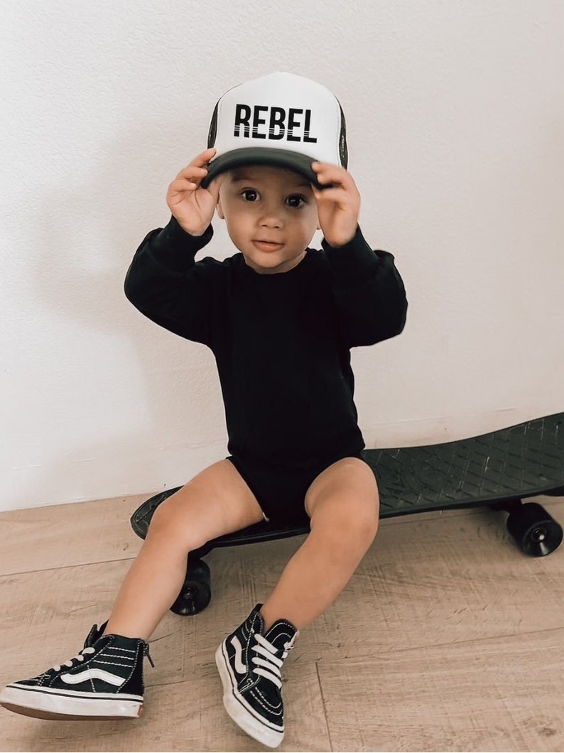 Infant Trucker Hat / Toddler Trucker Hat / Kids Trucker Hat / Baby Trucker Hat / Snap Back / Toddler Snap Back / 0 3 6 12 18 2T 3T 4T 5T image 1