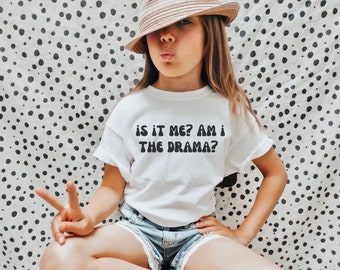 Drama Shirt / Toddler Tee / Toddler Girl / Toddler Boy / Toddler Clothes / Minimalist Tee / Hipster T / 6 12 18 2T 3T 4T / Preppy Girls T