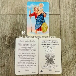 Cartes de prière/ Oraciones de Santos image 2