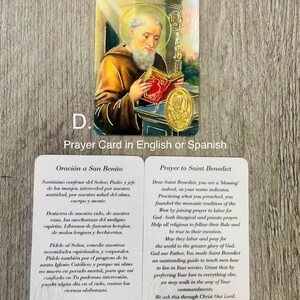 Cartes de prière/ Oraciones de Santos image 4