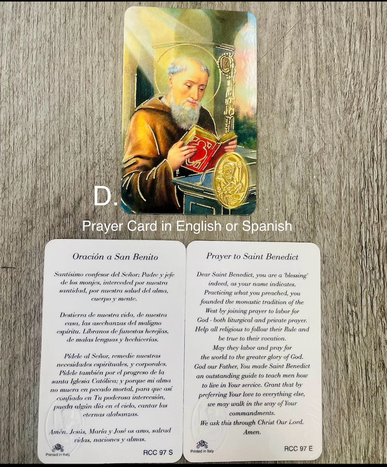 Cartes de prière/ Oraciones de Santos image 4