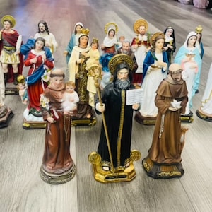 8 inch Saint Statues/Santos de 8 pulgadas