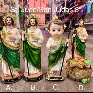 St. Jude/San Judas 8&quot; Statues