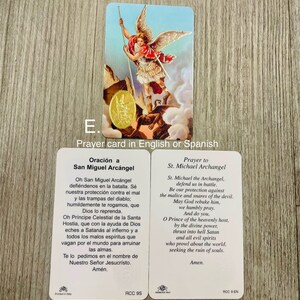 Cartes de prière/ Oraciones de Santos image 5