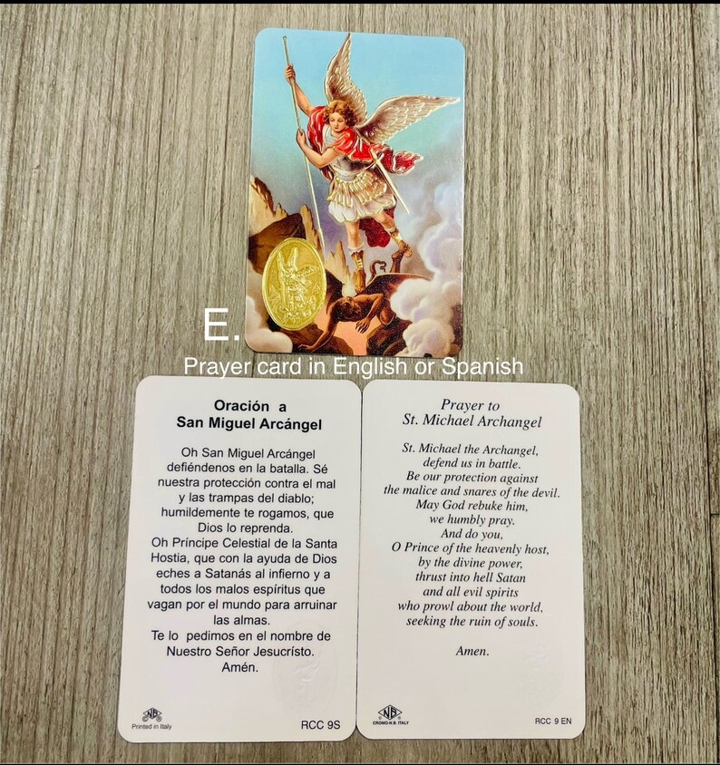 Cartes de prière/ Oraciones de Santos image 5