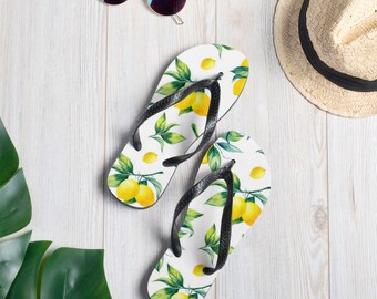 lemon flip flops
