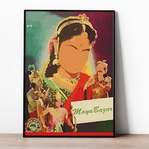 Maya Bazar - Tollywood Posters - Savitri - Gemini Ganesan - N. T. Rama Rao - Akkineni Nageswara Rao - Telugu - Película india - Póster de película