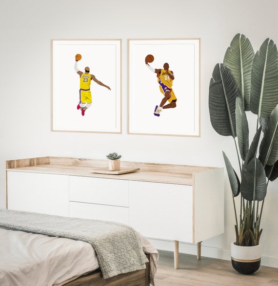 Lebron James Poster Basketball Canvas Wall Art Bedroom Room