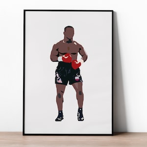 Mike Tyson Poster - Boxing Posters, Iron Mike - Boxing Print - Boxing legends Prints - Boxing fan- American Sports legend - Boxing Legend