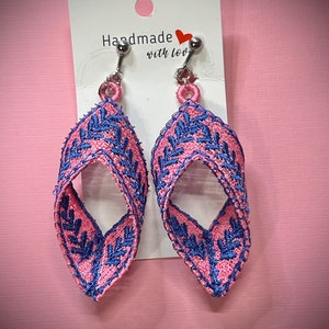 Sealed With a Twist Lace Earrings