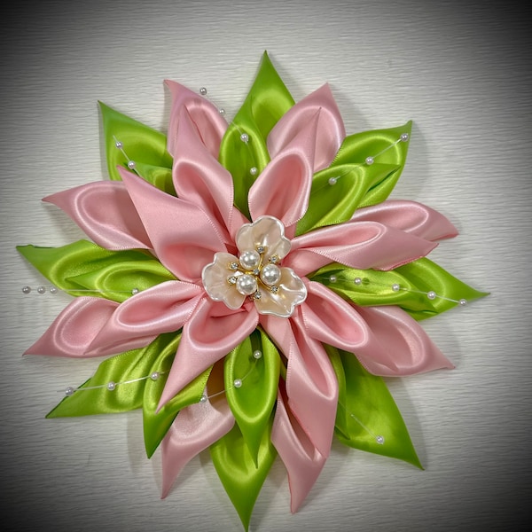 Renée’s Legacy - Satin Super Starburst Brooch (Choose your center embellishment by number)