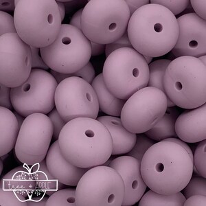 Lavender Purple 14mm ABACUS Silicone Beads, Mini Abacus, Purple  Abacus, 100% Food Grade, BPA Free, Sensory Beads