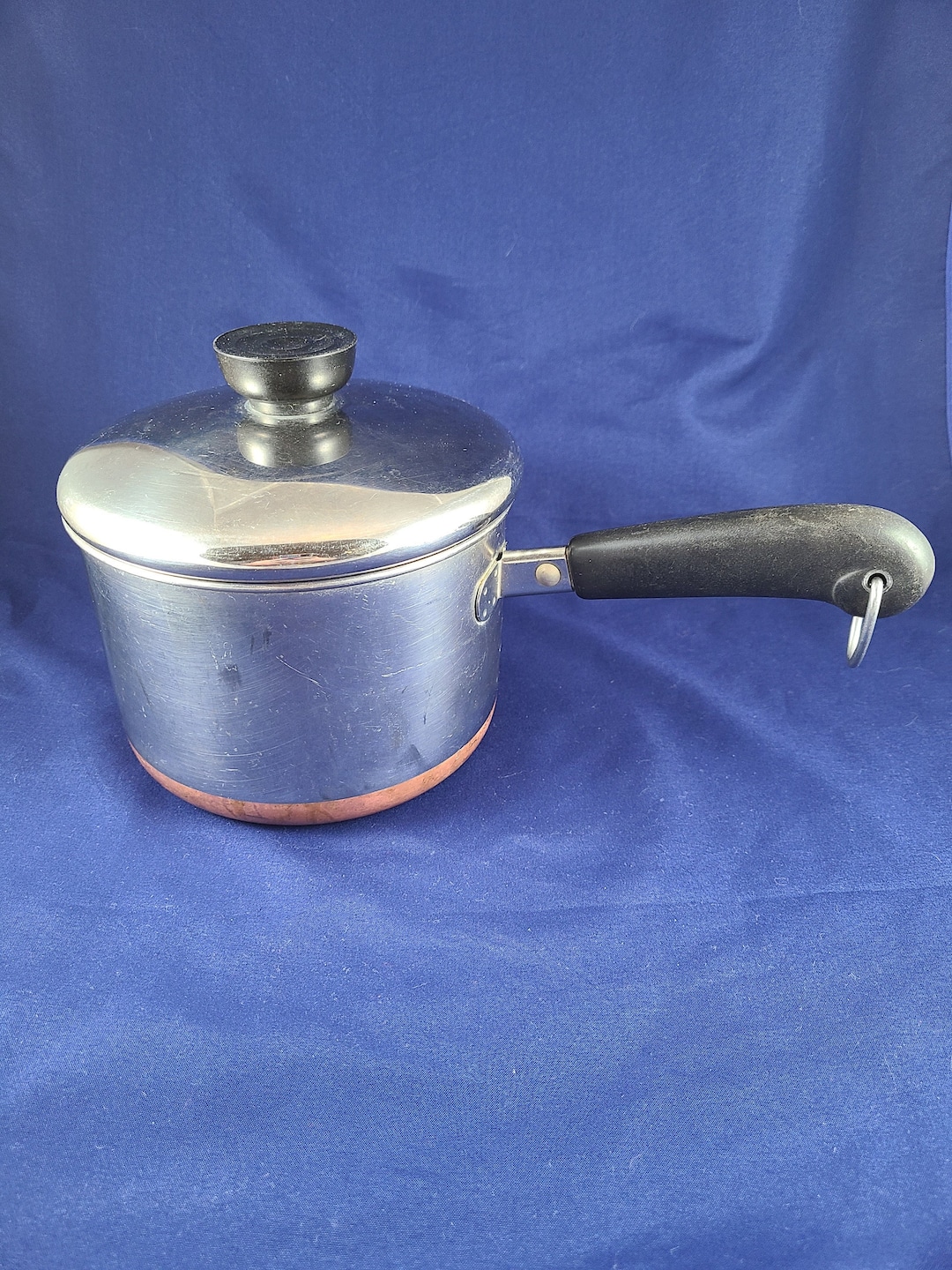 2 Qt Copper Bottom Sauce Pot/Pan w/Lid REVERE WARE Rome, NY USA Vintage on  eBid United States