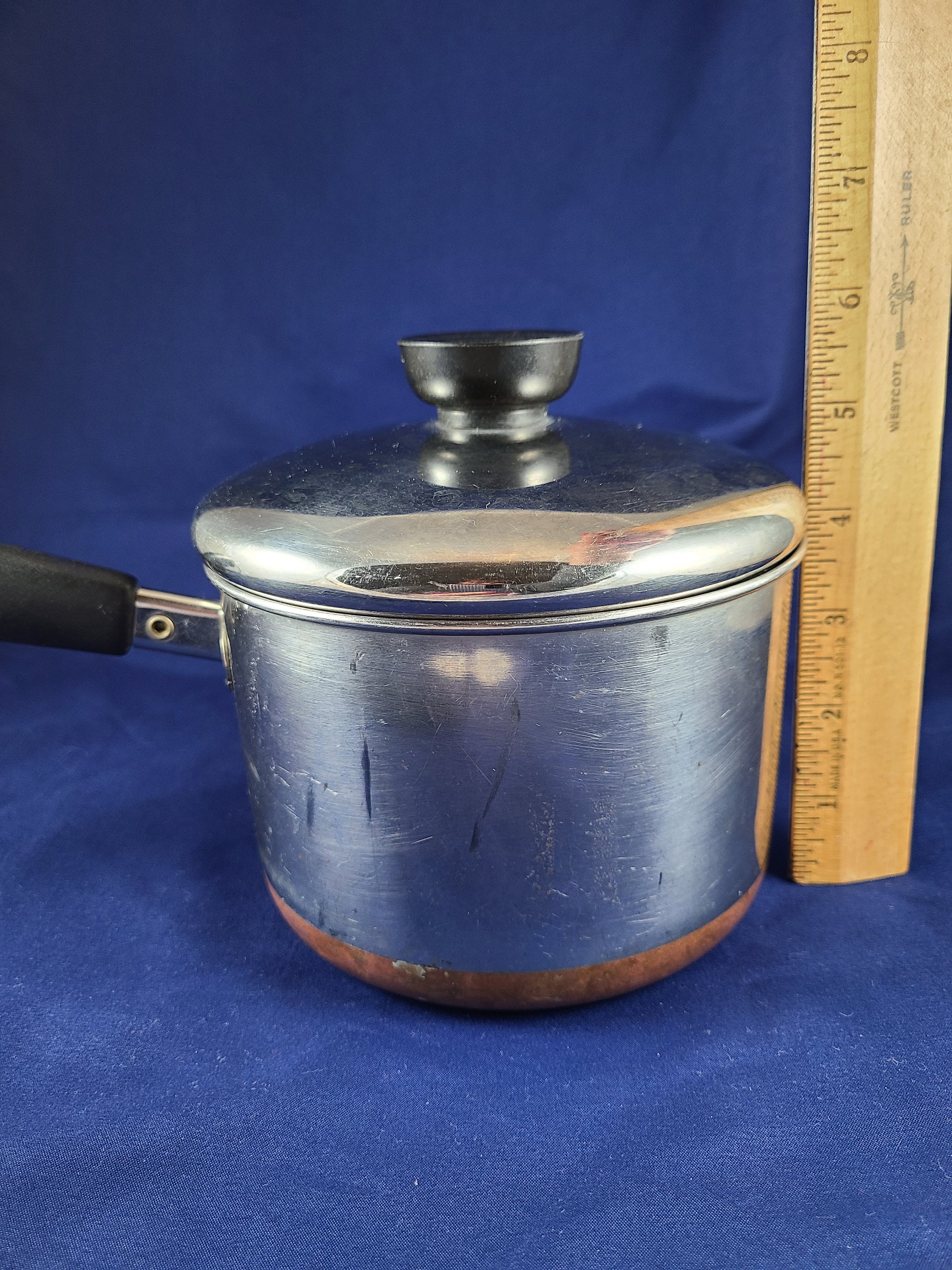 Revere, Kitchen, Vintage Revere Ware 81 Copper Bottom Set Pots