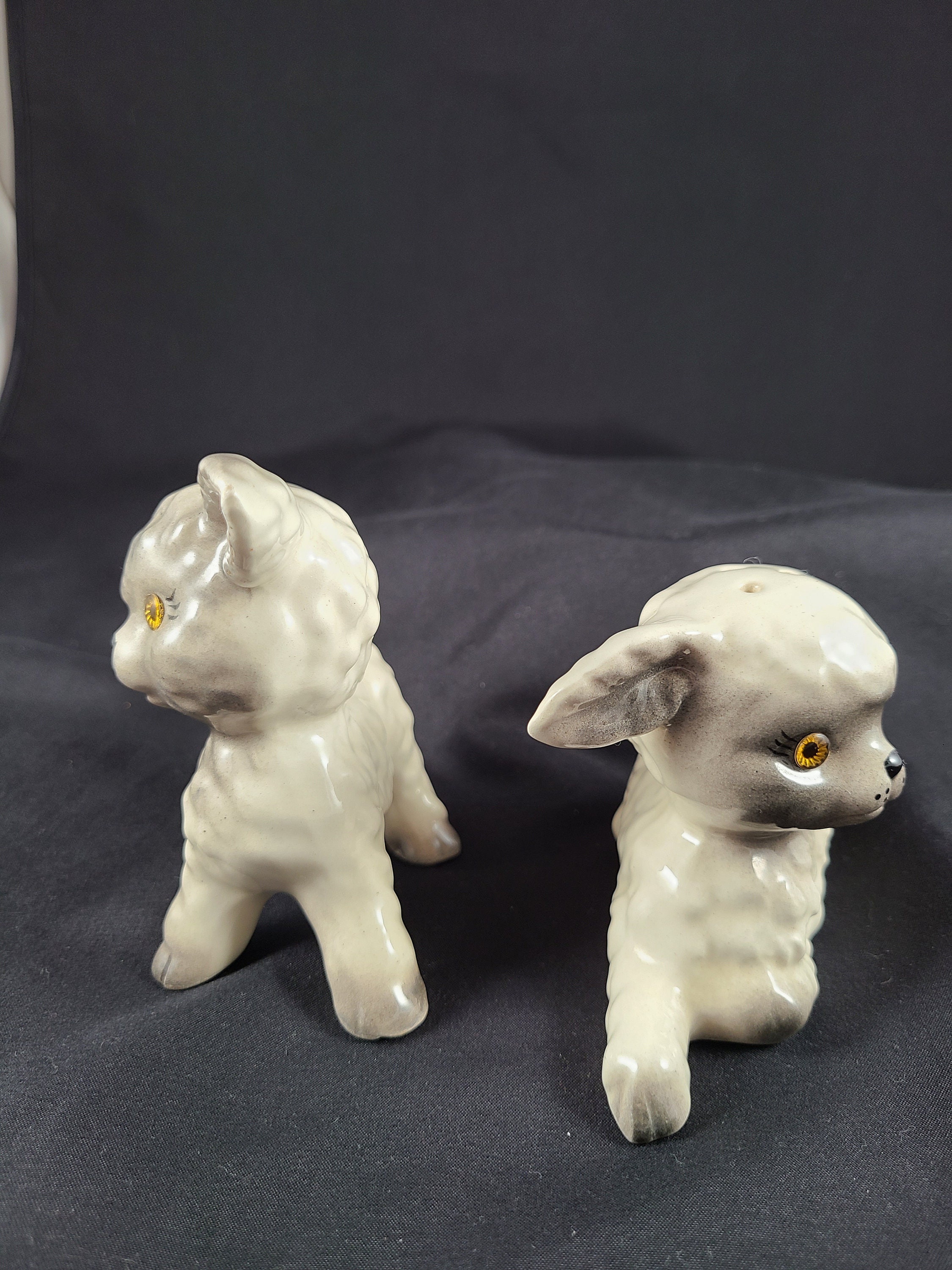 Vintage Lamb Shakers Ceramic Salt and Pepper Shakers set of 2 Etsy 日本