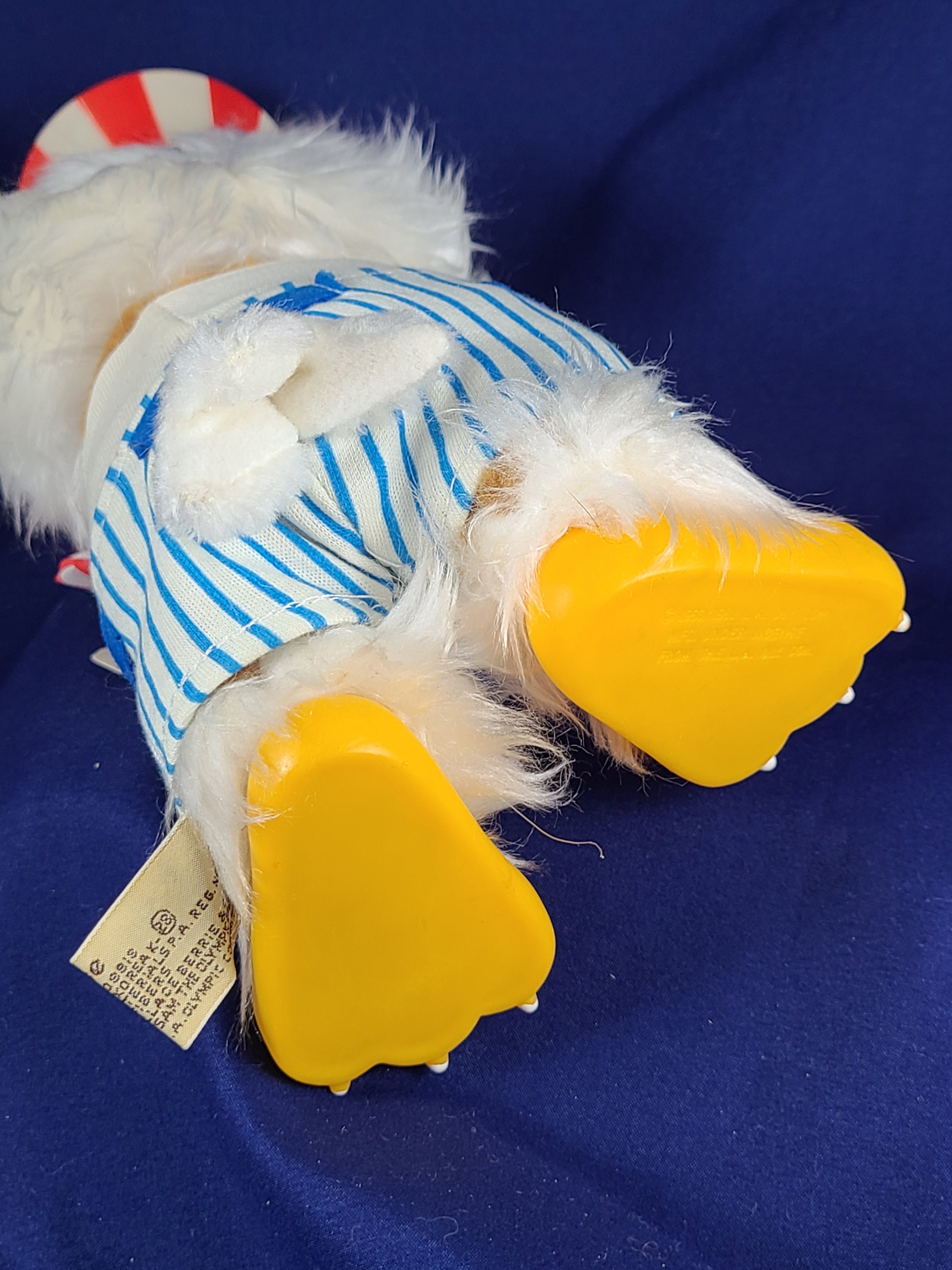 1984 LA Olympc Games Mascot Sam The Eagle Patrotc Plush Toy