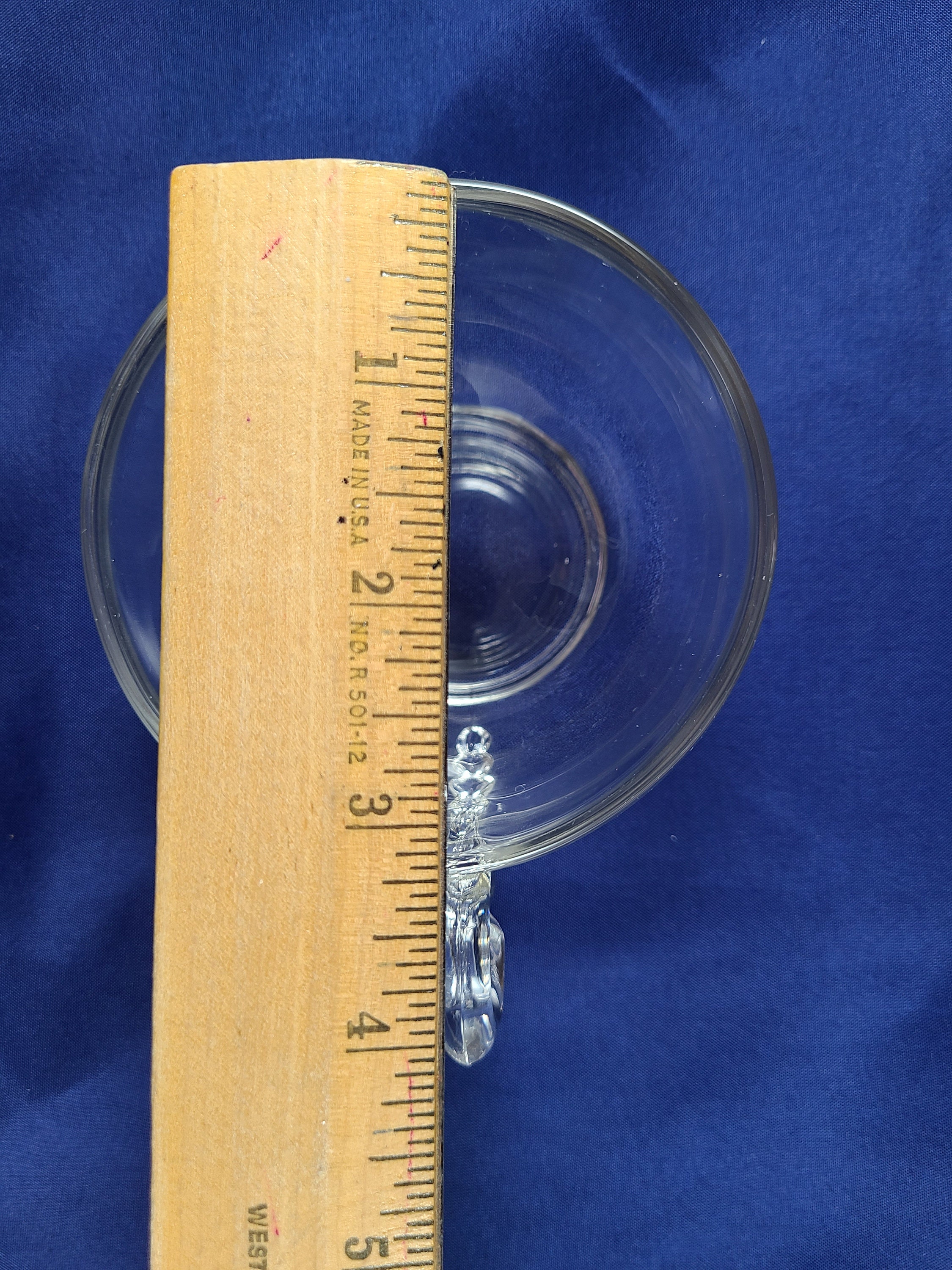 Vintage Snack Sets for Two vintage Leaf Pattern Crystal Etsy