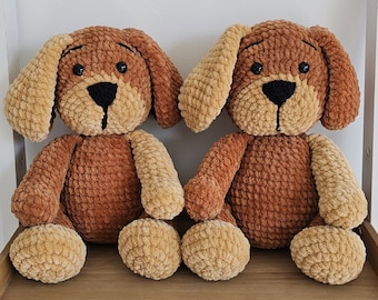 Gehaakte bruine beer | Speelgoedknuffel voor kinderen | Gemaakt in Nederland | Handgemaakte pluche | Babycadeau | Amigurumi-knuffel