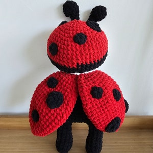 Crochet Ladybug Kids Toy Plushie | Made in The Netherlands | Handmade Plush | Baby Gift | Amigurumi Stuffed Toy