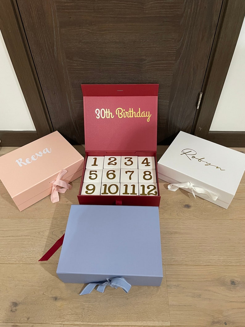 Personalised Advent Calendar Event Countdown Fill Your Own Etsy UK