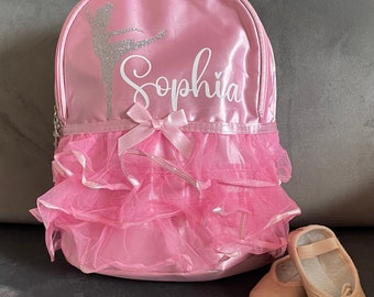 Tutu ballet bag personalised