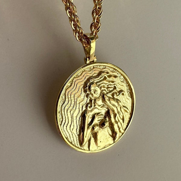 GODDESS APHRODITE Pendant | Aphrodite Necklace, Persephone Pendant, 925 Silver, Goddess of Love Necklace, Ancient Greek, Venus Pendant