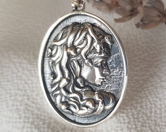 Collana Girocollo Serpente 42CM In Argento Massiccio 925/1000 Rodio