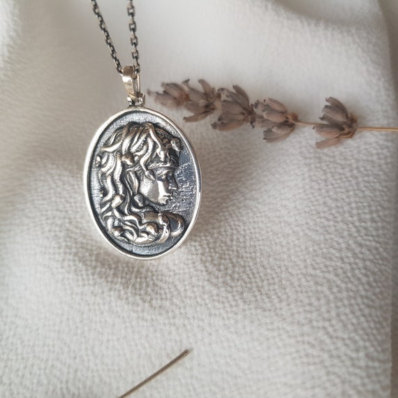 MEDUSA Necklace | Ancient Greek Medusa Pendant