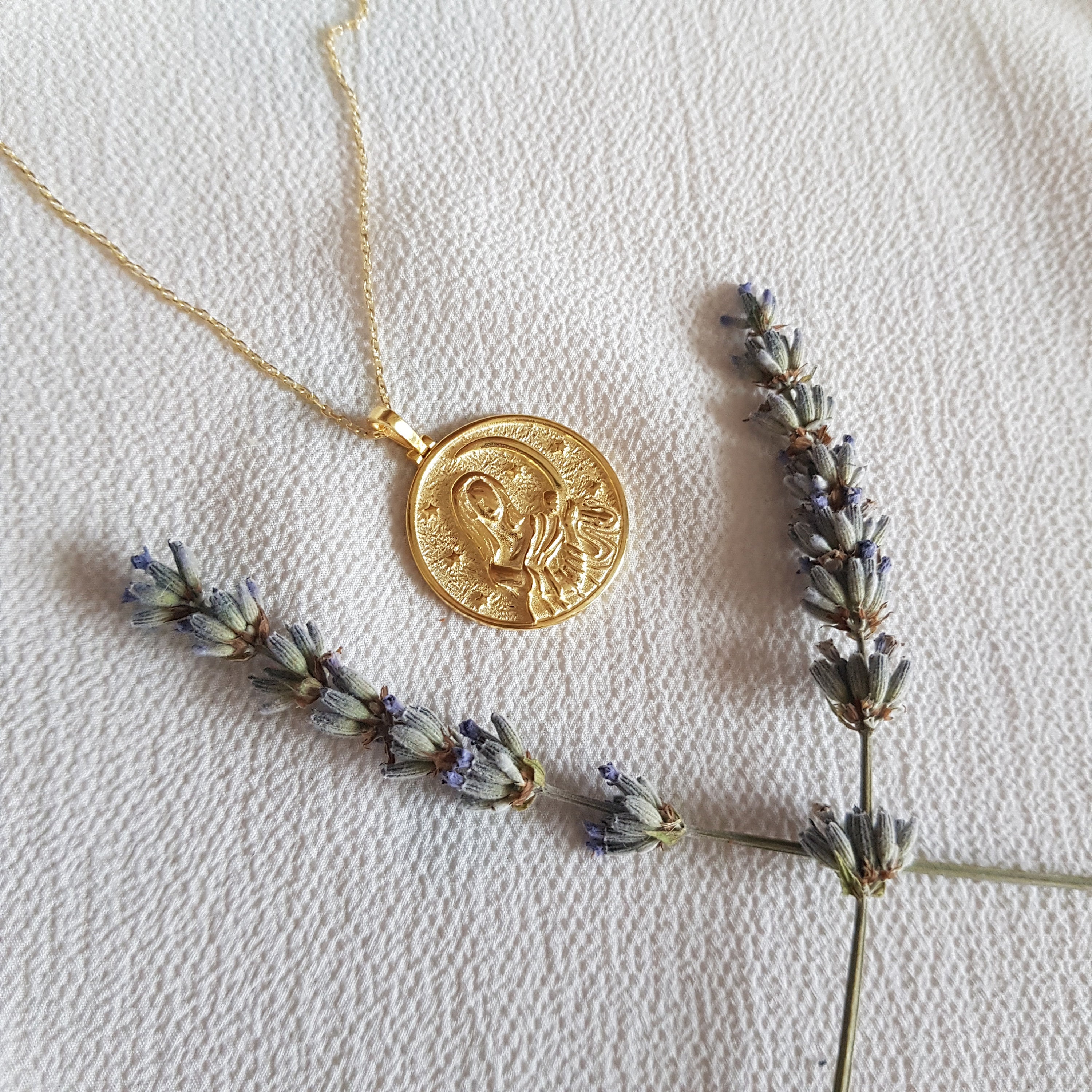 Goddess SELENE Pendant | 925 Sterling Silver, Luna Necklace