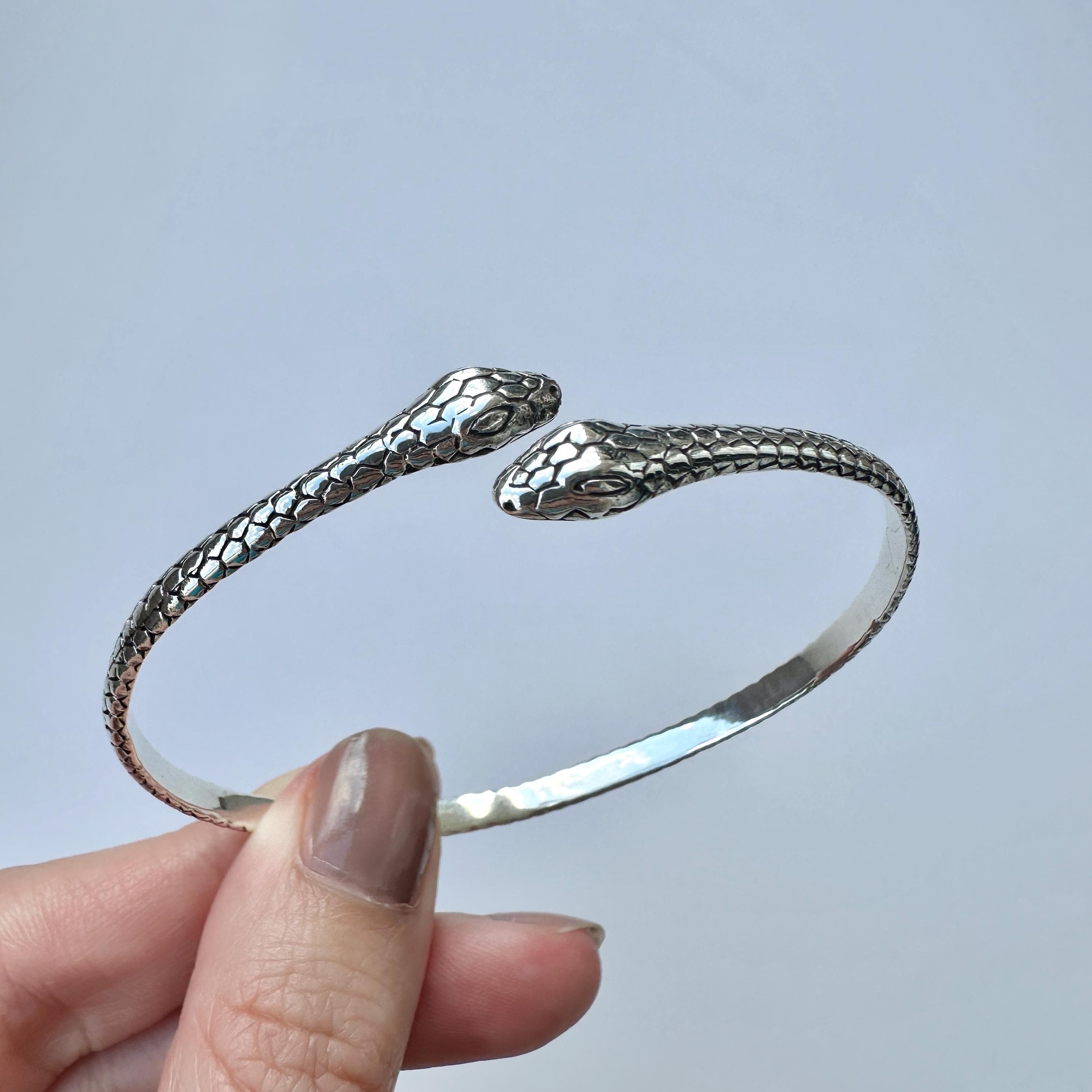 アクセサリー gunda Snake Silver Bracelet 61A19I4JFuL._SY300_QL30_.jpg