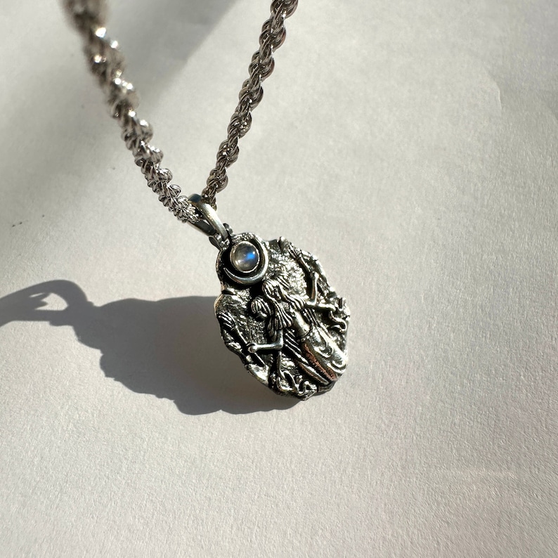 Hecate Necklace, Goddess Hecate Necklace, Hekate Pendant, Witch GODDESS HECATE Necklace, 925 Sterling Silver Ancient Greek Goddess Necklace, Gothic Goddess Necklace, Witchcraft Jewelry, Gift for Her