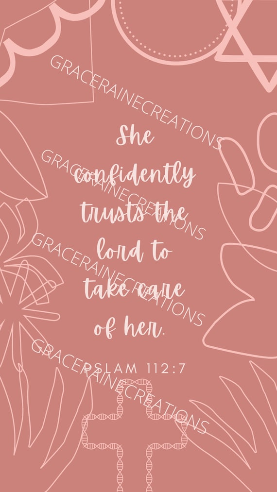 Download Bible Verse Phone Pink And White Wallpaper  Wallpaperscom