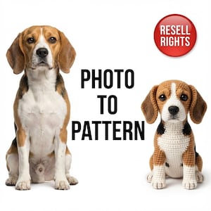 Custom Pet Crochet Pattern From Photo | Amigurumi PDF (Dog or Cat)