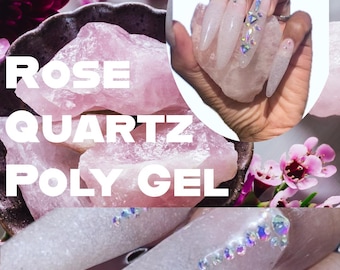 Rose Quartz Poly Gel 2.3 oz Jar