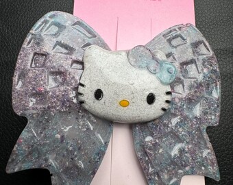 Hello Kitty Healing Crystal Hair Clip Bows