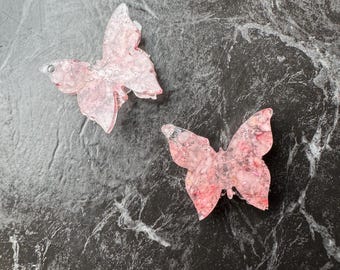 Healing Crystal butterfly charms