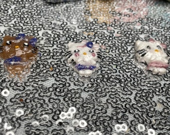 Living Kitty Healing Crystal Charm-Hello Kitty