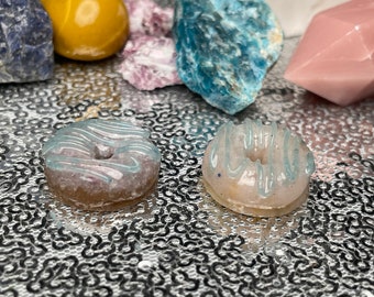 Donut Healing Crystal Charms