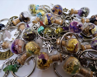 Spell Jar Keychains (Bundles save you up to 15%) (car rear view mirror charm) (Free Gifts variying by order total)