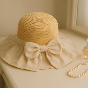 Chapeau de soleil surdimensionné | Chapeau d'été | Chapeau à bord large | Chapeaux de paille pour femme | Chapeau de paille surdimensionné pour femme | Grand chapeau souple