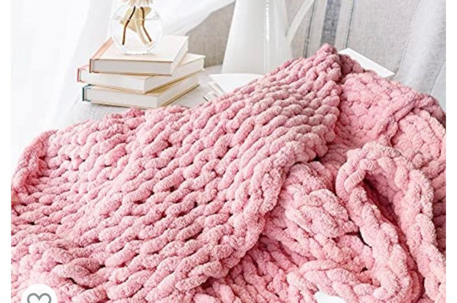 Beautiful Handmade,chunky Chinelle Throw, Chunky Crochet Blanket