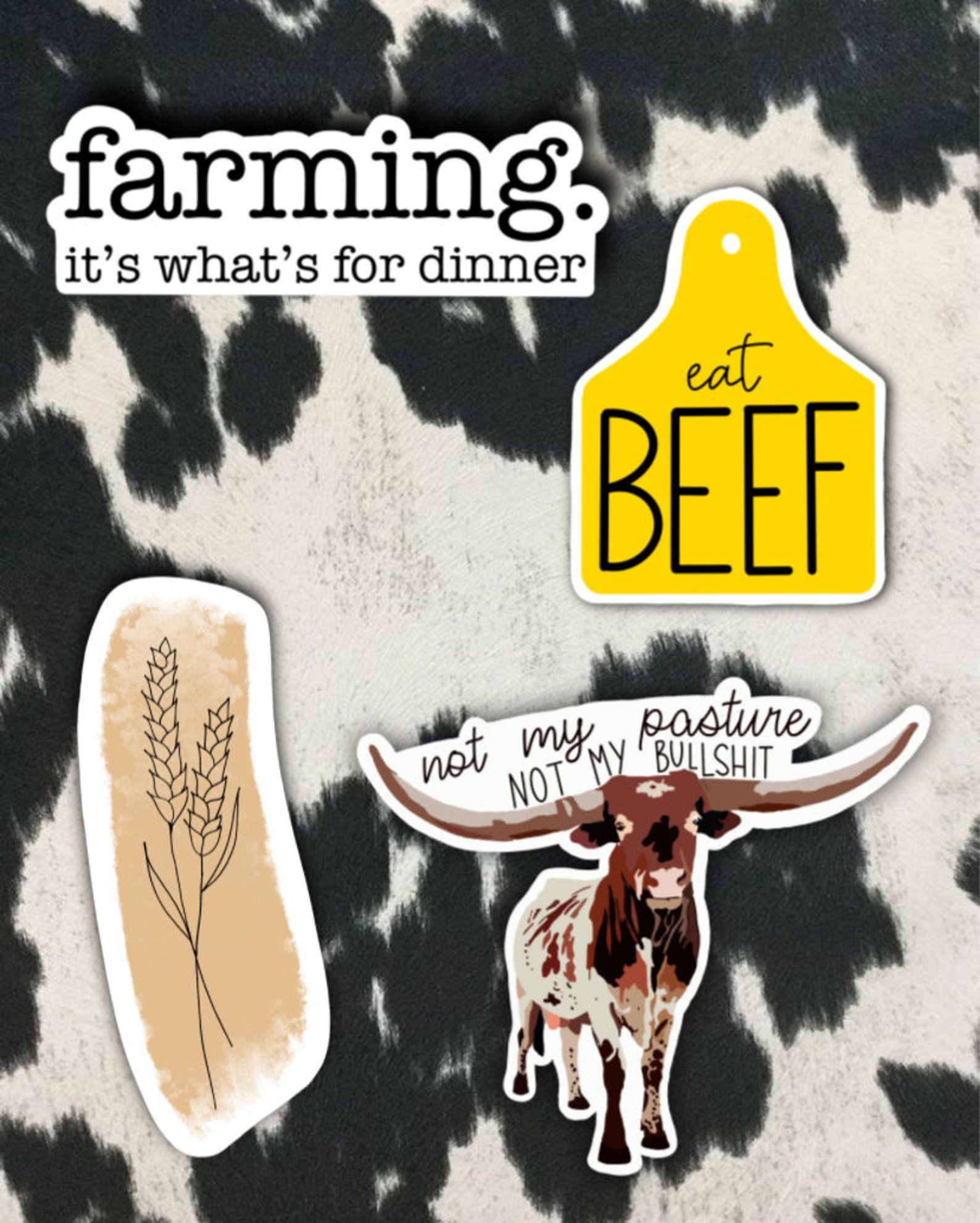 Farming and Agriculture Sticker Package | Etsy