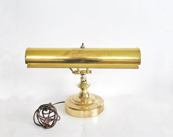 Bankers Lamp | Mid-Century Modern Adjustable Piano Lamp