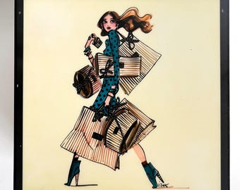 Henri Bendel Vintage Jewelry Box Izak Zenou illustration 712 Fifth Avenue NY