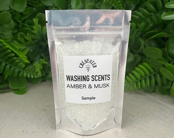 Amber & Musk 50g Sample - Washing Scents