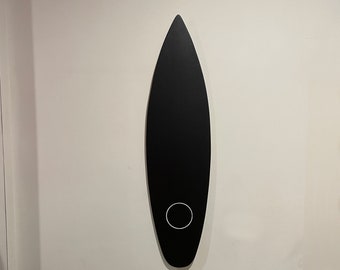 Déco murale décorative noire en planche de surf